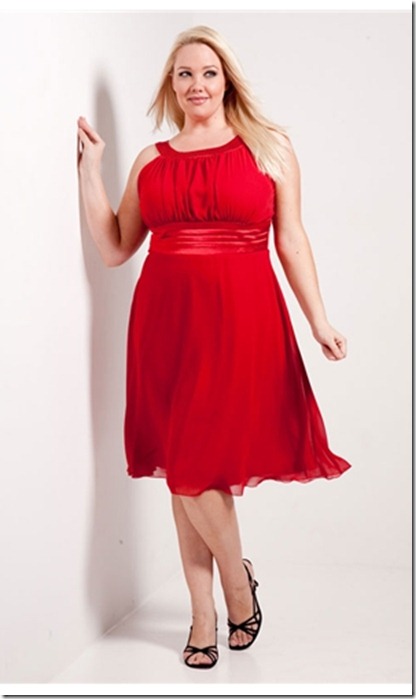 Vestidos de Noche Cortos para Gorditas thumb